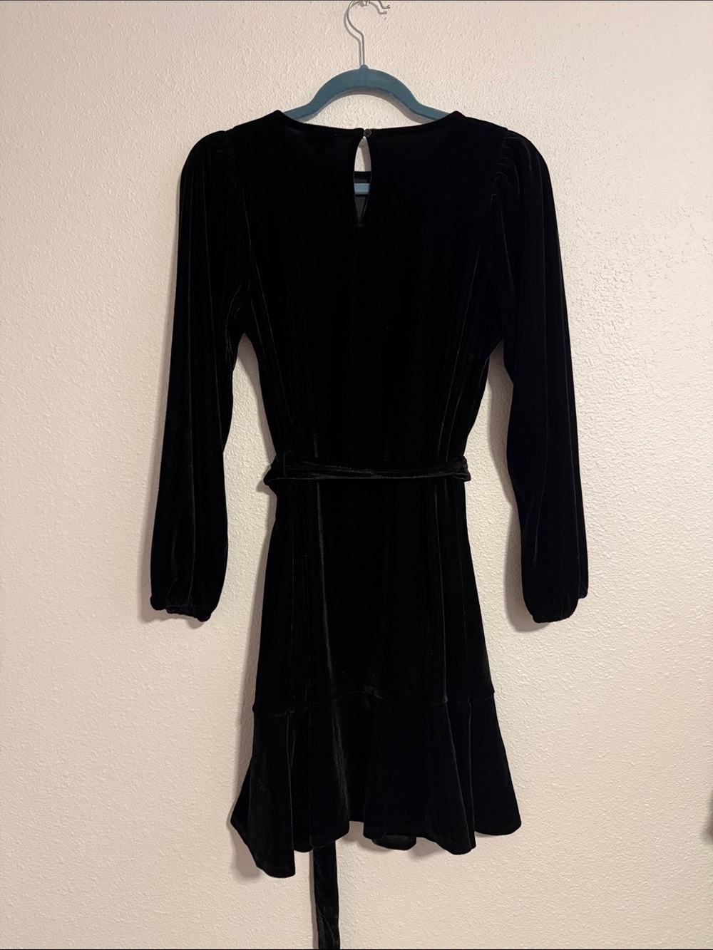 J.Crew Velvet Tie-Waist Mini Dress - Picture 7 of 9